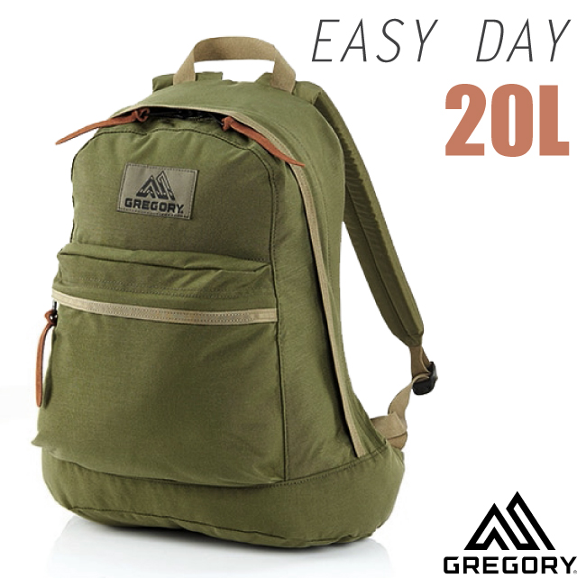 【美國 GREGORY】EASY DAY 日系雙肩休閒後背包20L/65155-1633 綠橄欖✿30E010